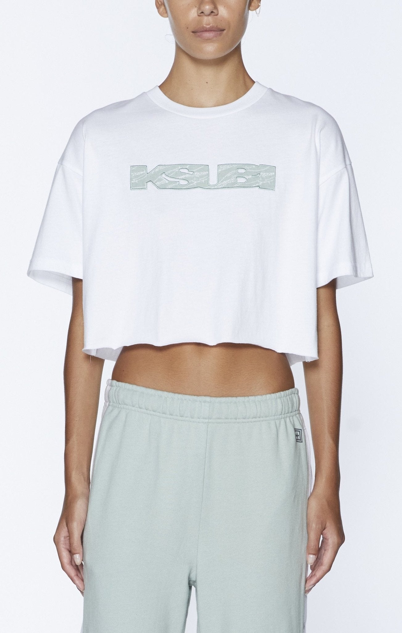Unchained Oh G Crop Top - White - Chillis & More NZ