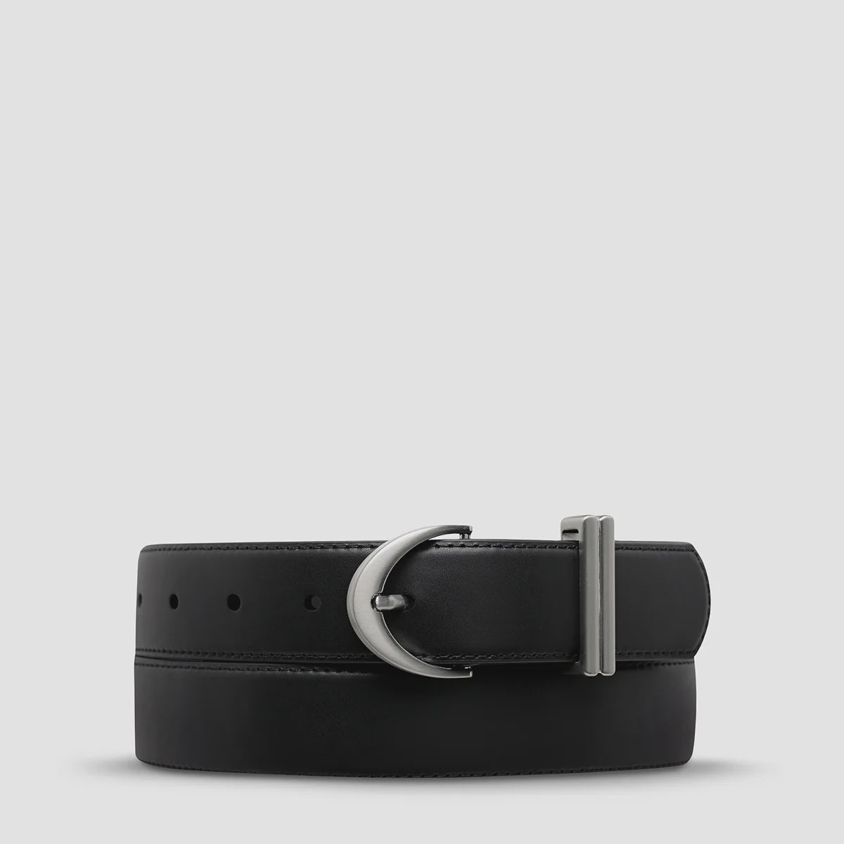 Under Your Spell Belt - Black Nappa/Silver - Chillis & More NZ