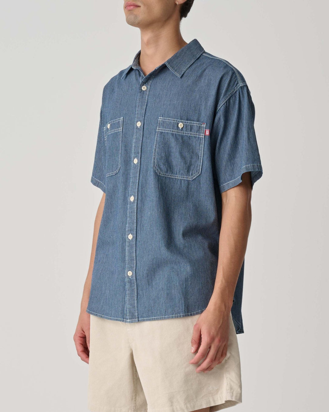 Union SS Work Shirt - Stripe - Chillis & More NZ