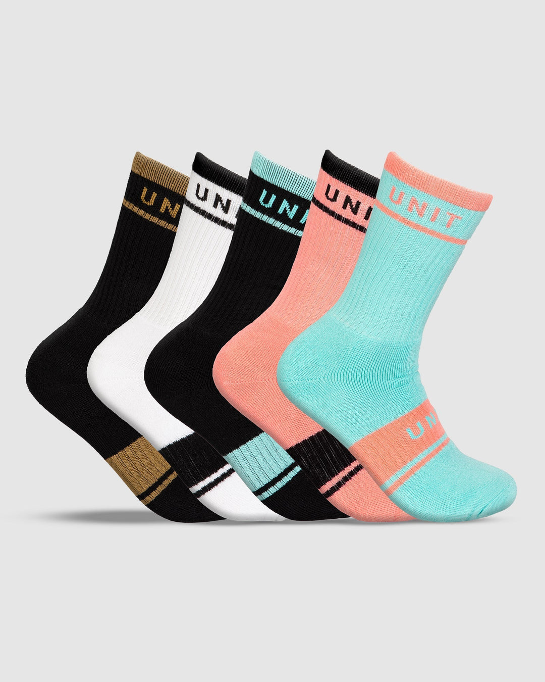 UNIT Equip Hi - Lux Bamboo Socks - 5 Pack - Chillis & More NZ