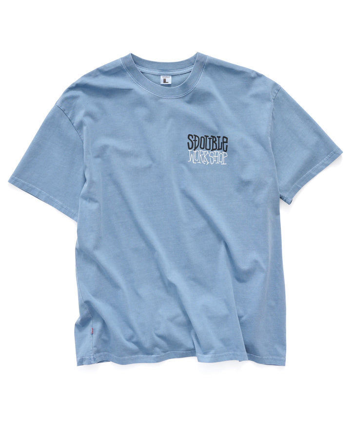 Workshop T-Shirt - Overdye Ashley Blue