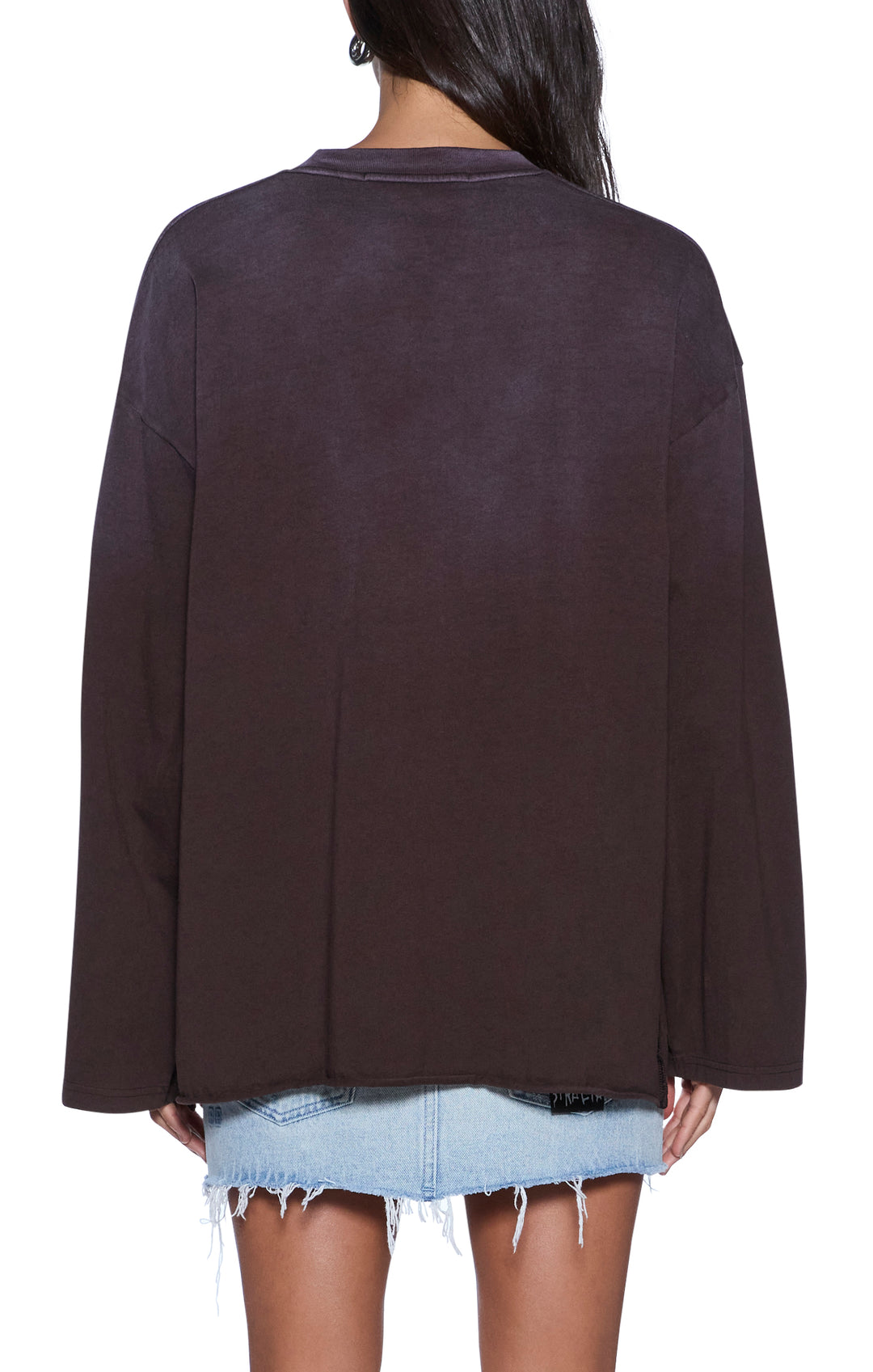 Ksubi Ranch Altar Boyfriend LS Tee - Chocolate