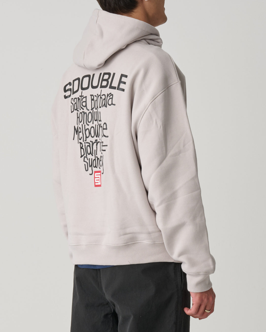 Cities Fleece Hood - Ice Grey