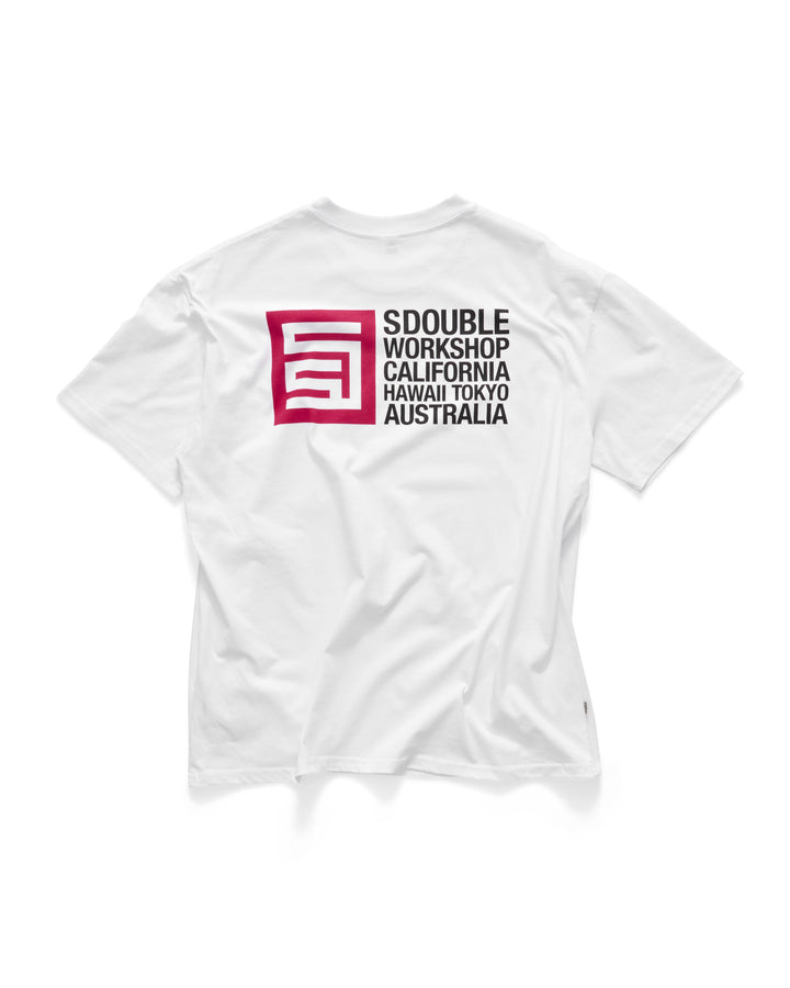 City Cube SS Tee - White