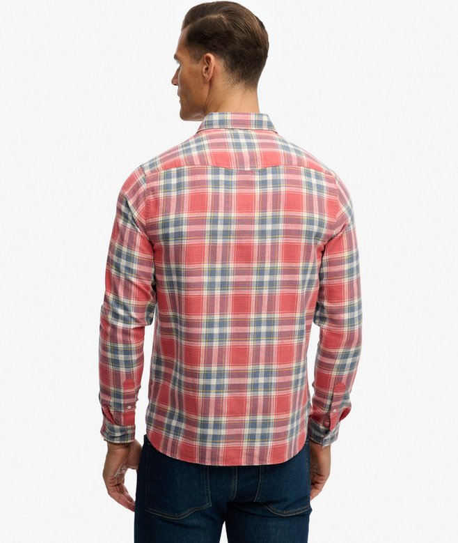 Merchant Lite Check Shirt - Washed Rose Check