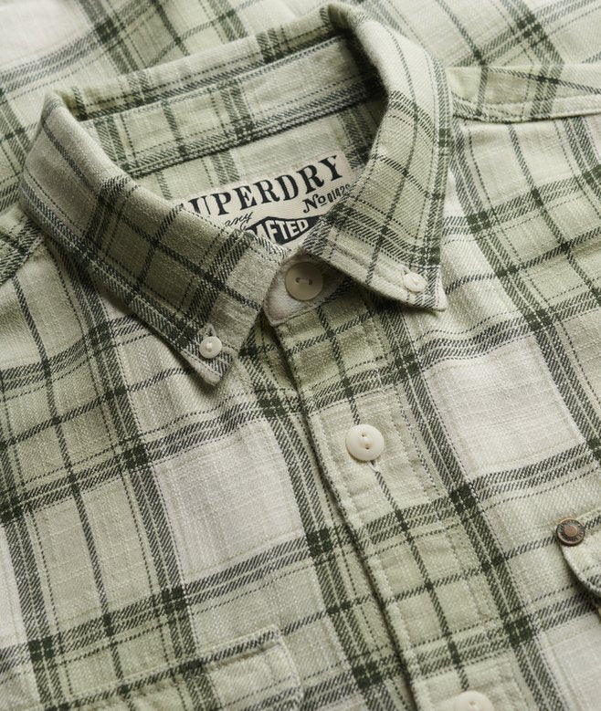 Merchant Lite Check Shirt - Cedar Check Sage