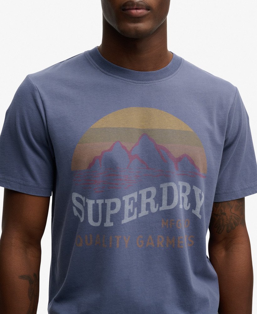 Outdoors Mountain Relaxed T-Shirt - Relaxed Navy