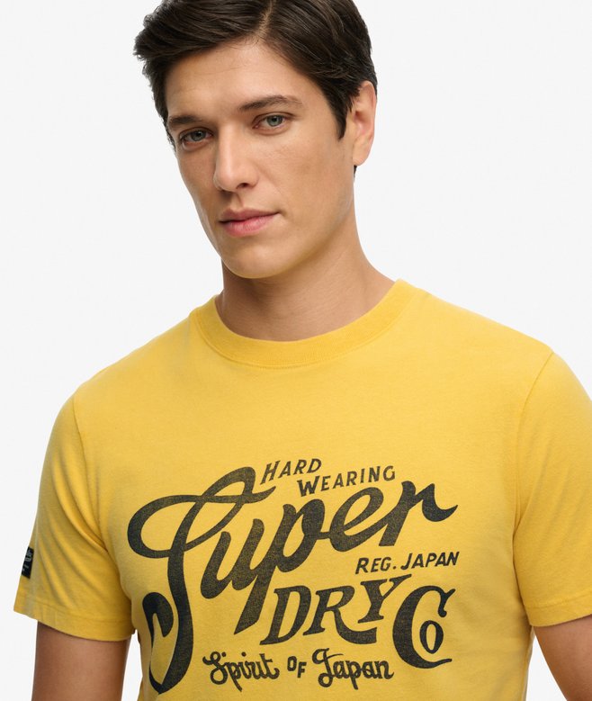 Industry  Worker Relaxed Tee - Daffodil Yellow