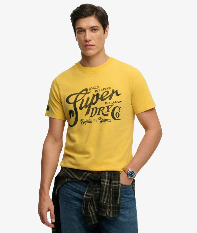 Industry  Worker Relaxed Tee - Daffodil Yellow