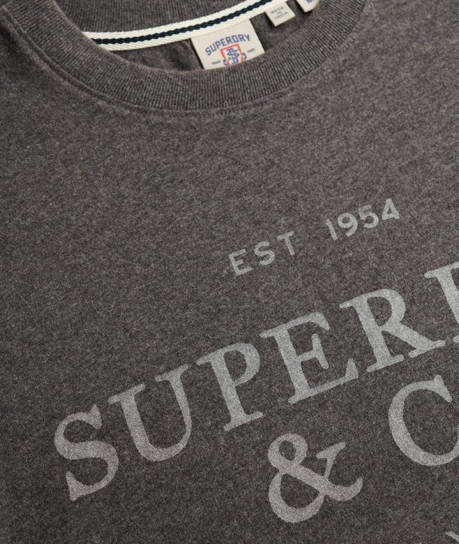 1954 Company Relaxed Tee - Light Charcoal Marle