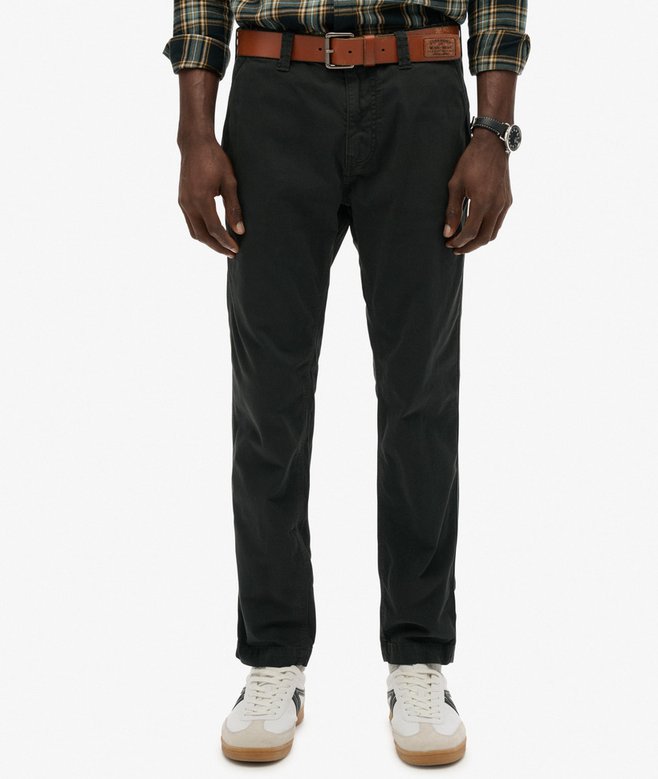 Utility Chino - Washed Black - Chillis & More NZ