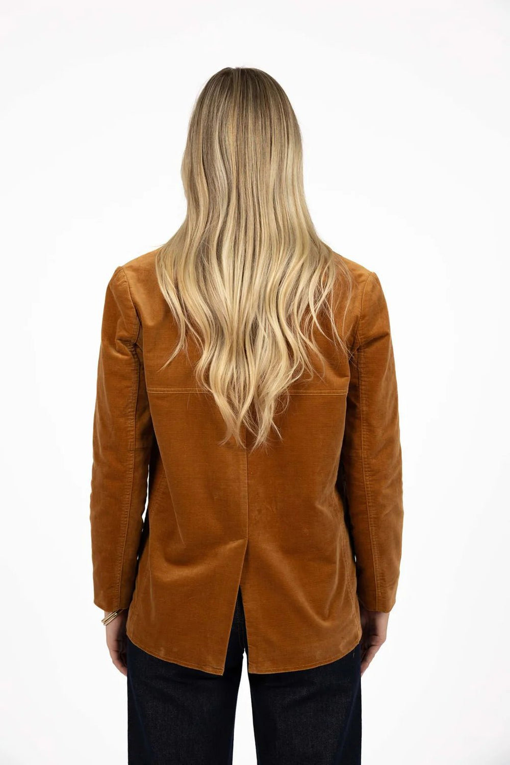 Va Va Velour Coat - Camel - Chillis & More NZ