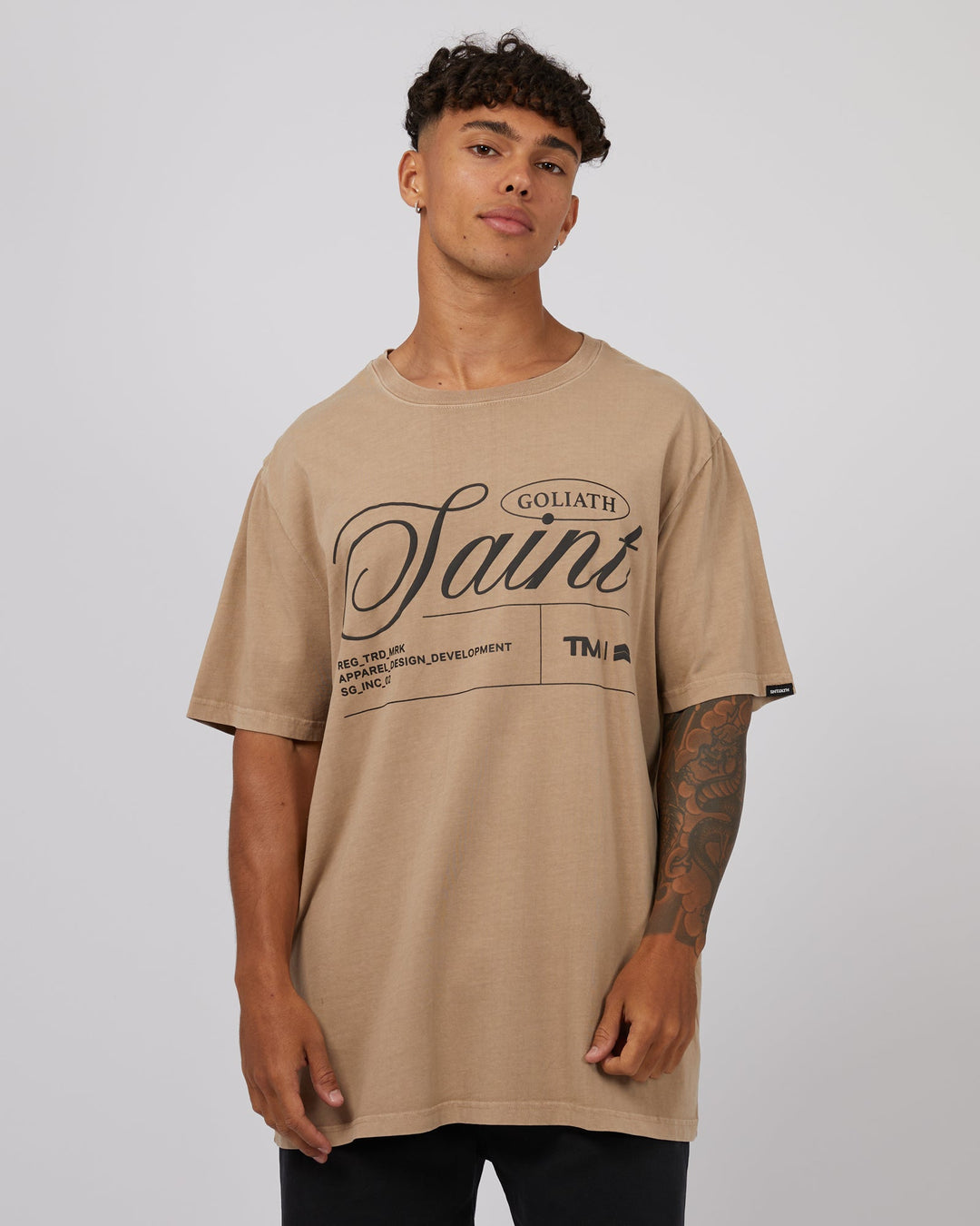 Valet Tee - Tan - Chillis & More NZ