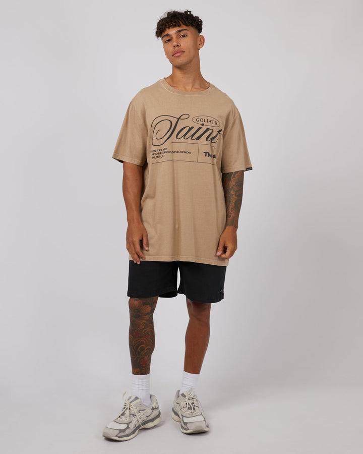 Valet Tee - Tan - Chillis & More NZ