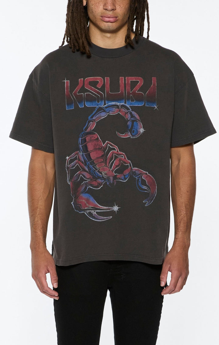 Venom Ekcess SS Tee - Faded Black - Chillis & More NZ