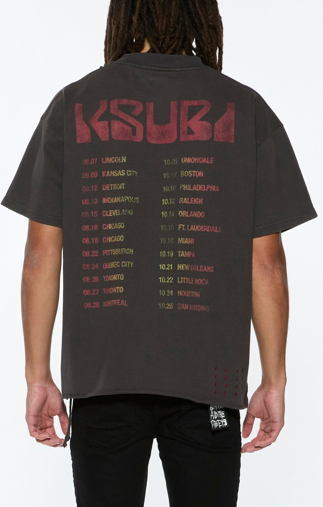 Venom Ekcess SS Tee - Faded Black - Chillis & More NZ
