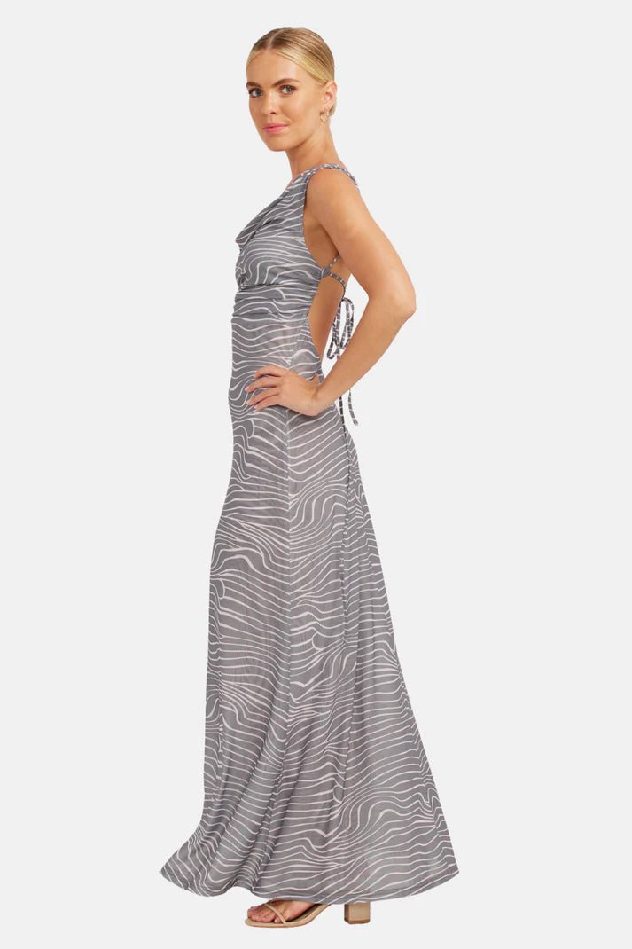 Vera Maxi Dresss - Retro Zebra - Chillis & More NZ