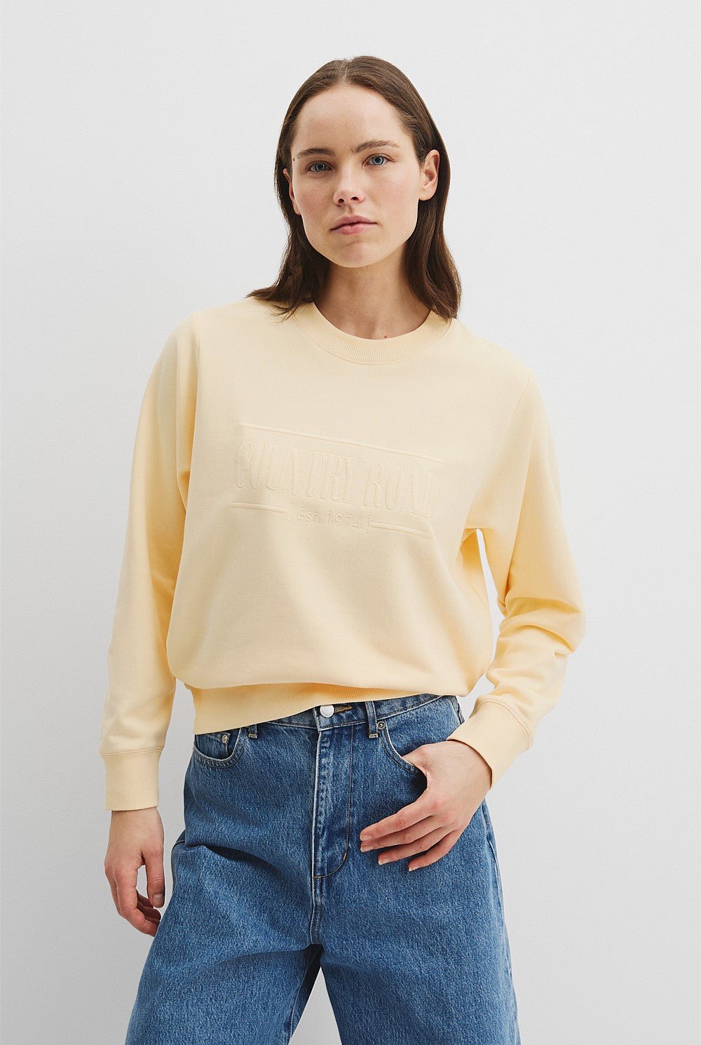 Verified Australian Cotton Heritage Sweat - Buttermilk - Chillis & More NZ
