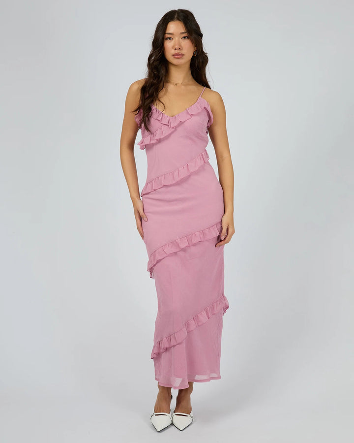 Veronica Maxi Dress - Pink - Chillis & More NZ