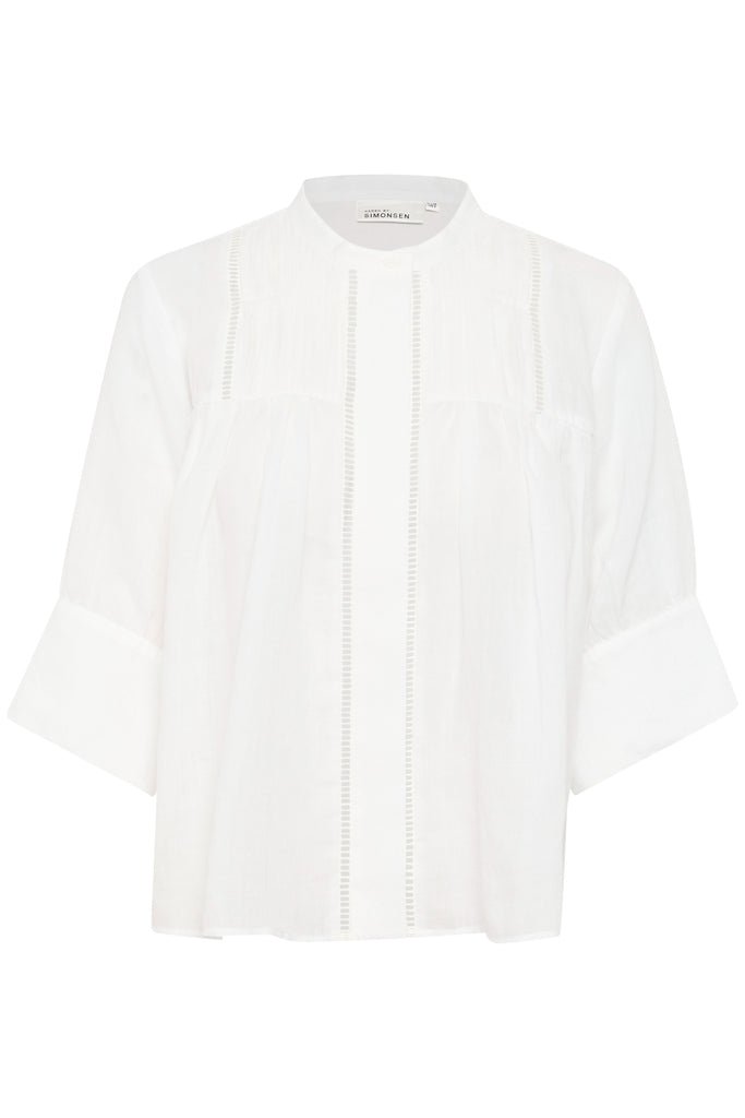 Vilde Blouse - Bright White - Chillis & More NZ