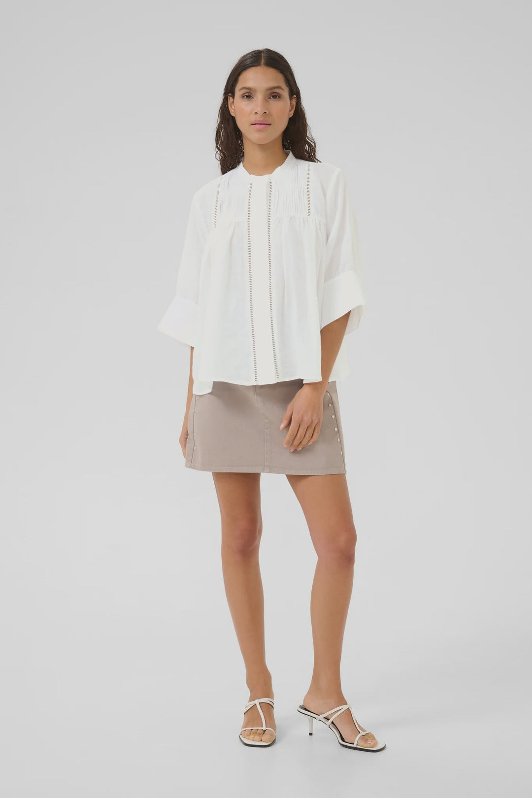 Vilde Blouse - Bright White - Chillis & More NZ