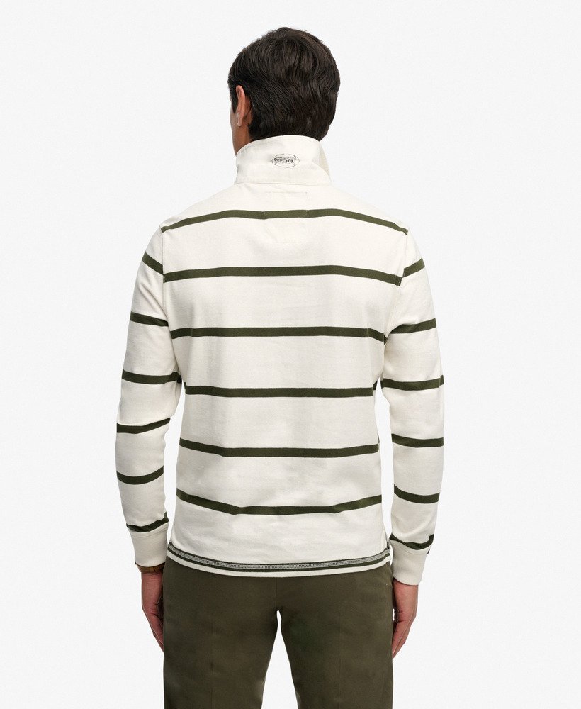 Vintage Athletic Stripe Rugby Top - Athletic White Stripe - Chillis & More NZ