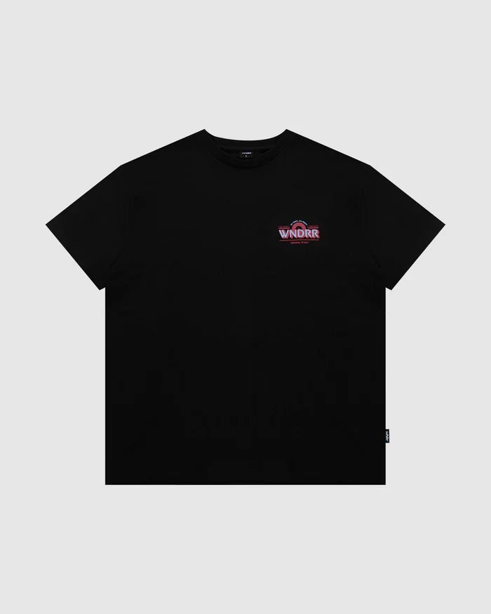 Vinyl Bar Box Fit Tee - Black - Chillis & More NZ