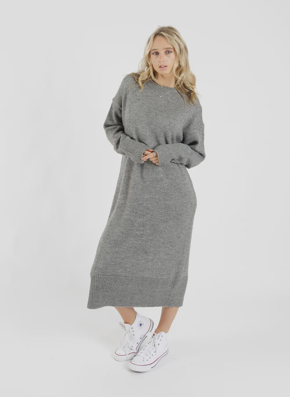 Warmest Dress - Dark Grey - Chillis & More NZ