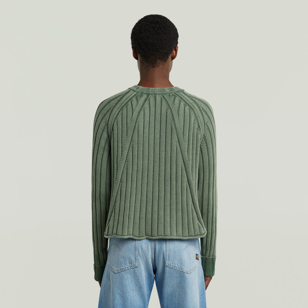 Washed Loose R Knit - Granite Green - Chillis & More NZ
