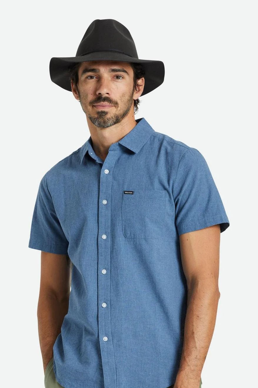 Wesley Fedora - Black - Chillis & More NZ