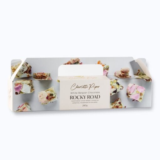 White Chocolate Rocky Road Bar - Boxed - Chillis & More NZ