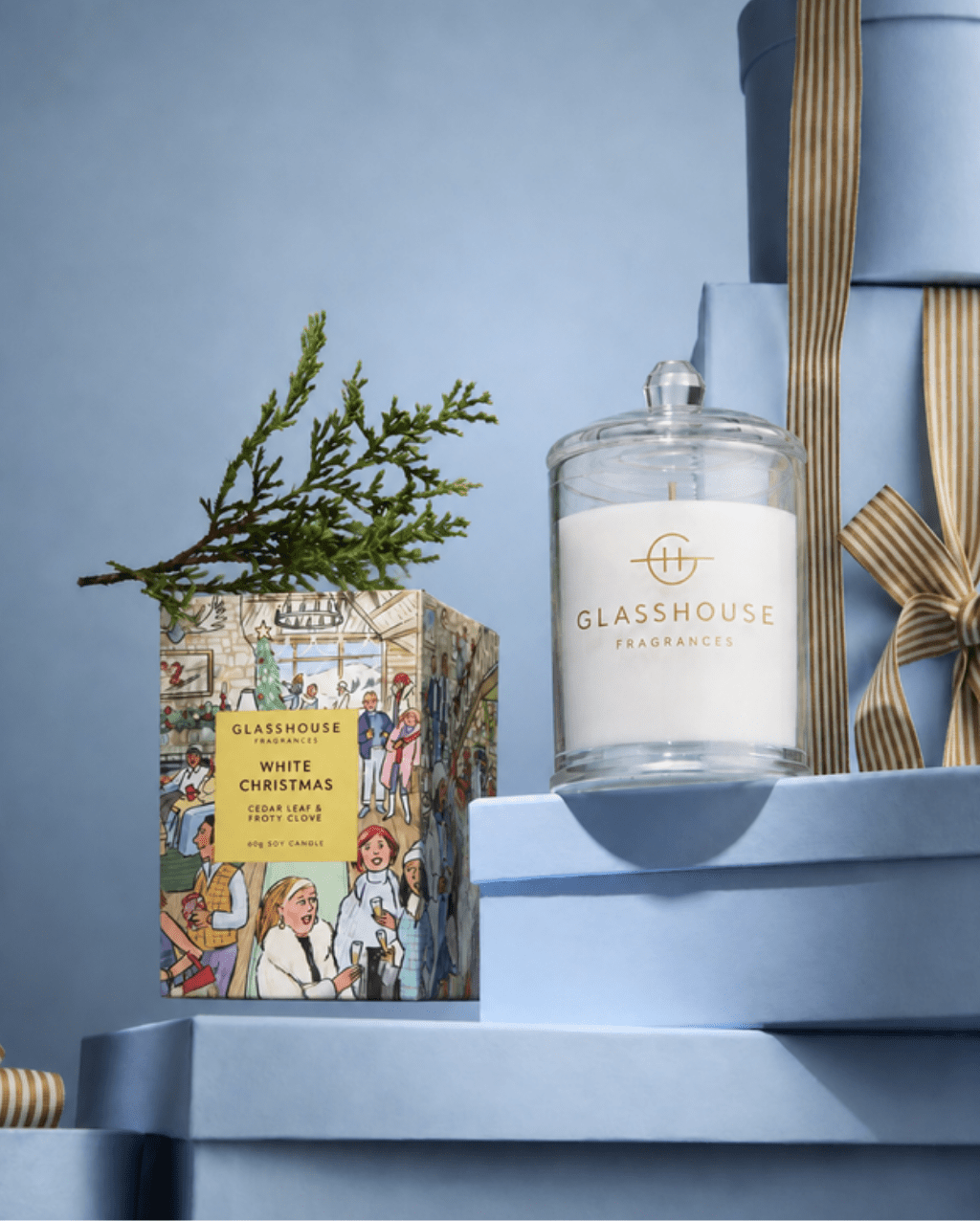White Christmas 60g Candle X25 - Chillis & More NZ