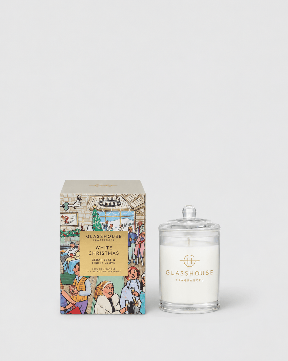 White Christmas 60g Candle X26 - Chillis & More NZ