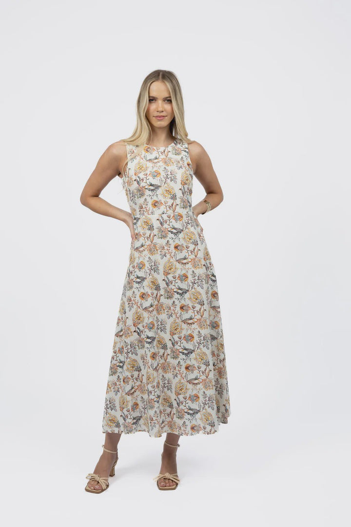 Willa Dress - Kaffir Print - Chillis & More NZ