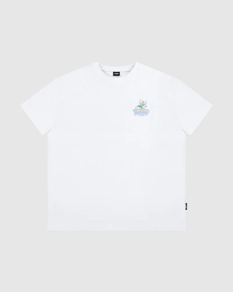 Winter Sports Box Fit Tee - White - Chillis & More NZ