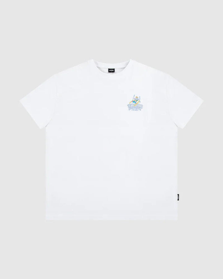 Winter Sports Box Fit Tee - White - Chillis & More NZ