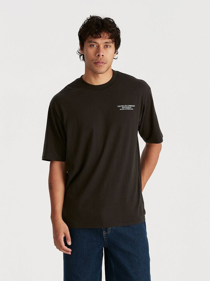 Work Clothes Baggy Tee - Worn Black - Chillis & More NZ