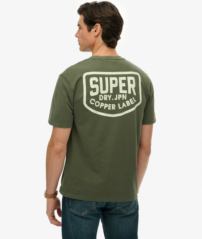 Work Logo Loose Tee - Ivy Green - Chillis & More NZ