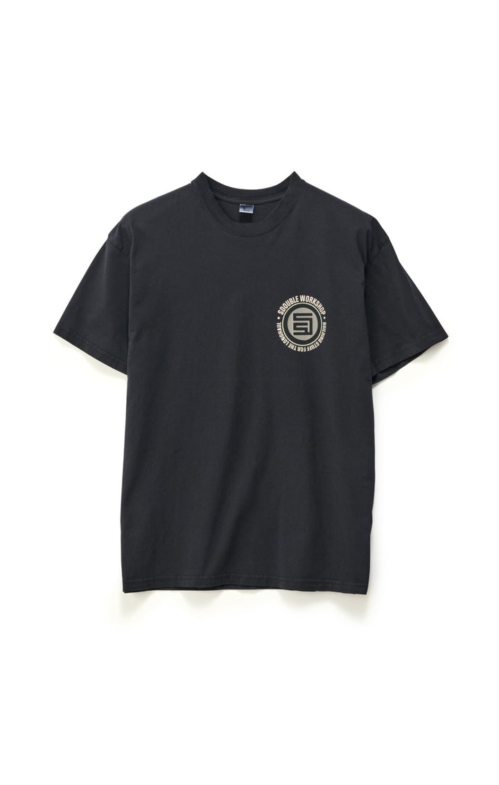 Workshop Dot SS Tee - Pigment Black - Chillis & More NZ