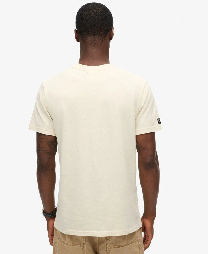 Workwear Gasoline Graphic Tee - Rice White - Chillis & More NZ