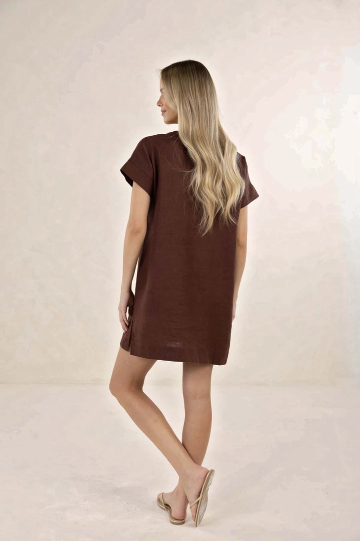 Yana Dress - Chocolate - Chillis & More NZ