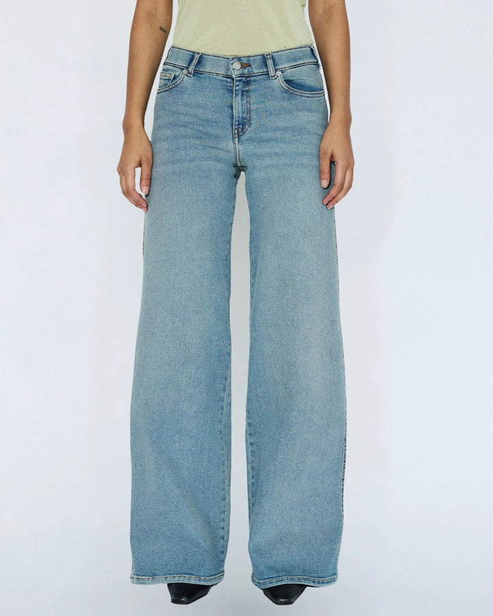 Zila Mid Wide Jean - Cape Light Vintage - Chillis & More NZ
