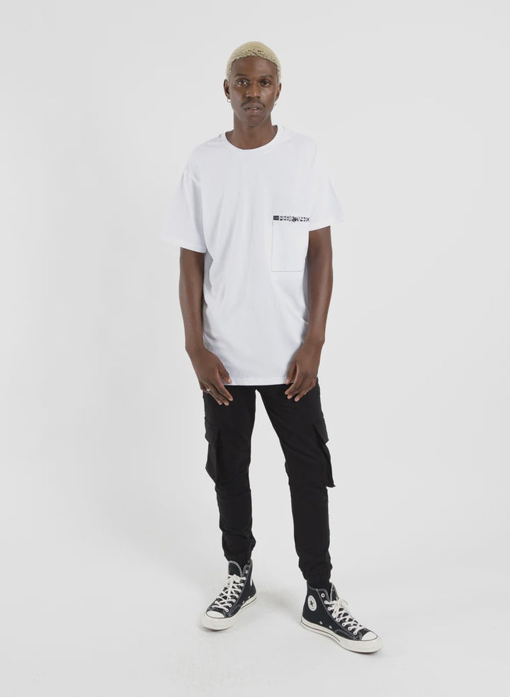 Zipper Tee - White - Chillis & More NZ