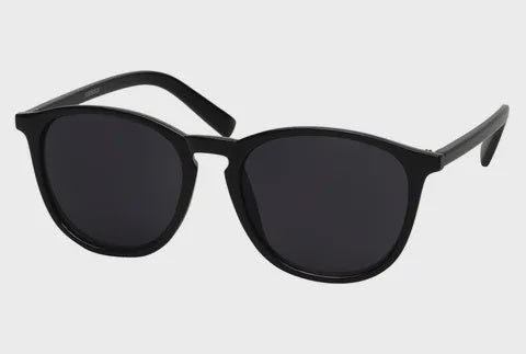 7683B1 Unity Retro Vintage Sunglasses - Black - Chillis & More NZ