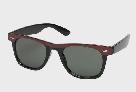 8007BR Unity Everyday Sunglasses Mens - Black/Red - Chillis & More NZ