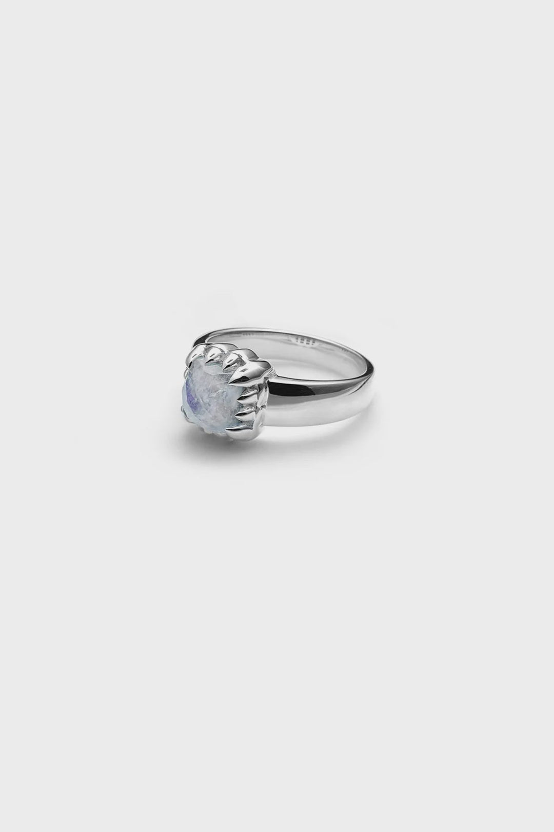 Baby Claw Ring - Moonstone - Chillis & More NZ