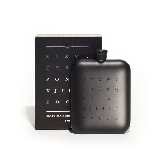 Black Stainless Steel Flask - Chillis & More NZ