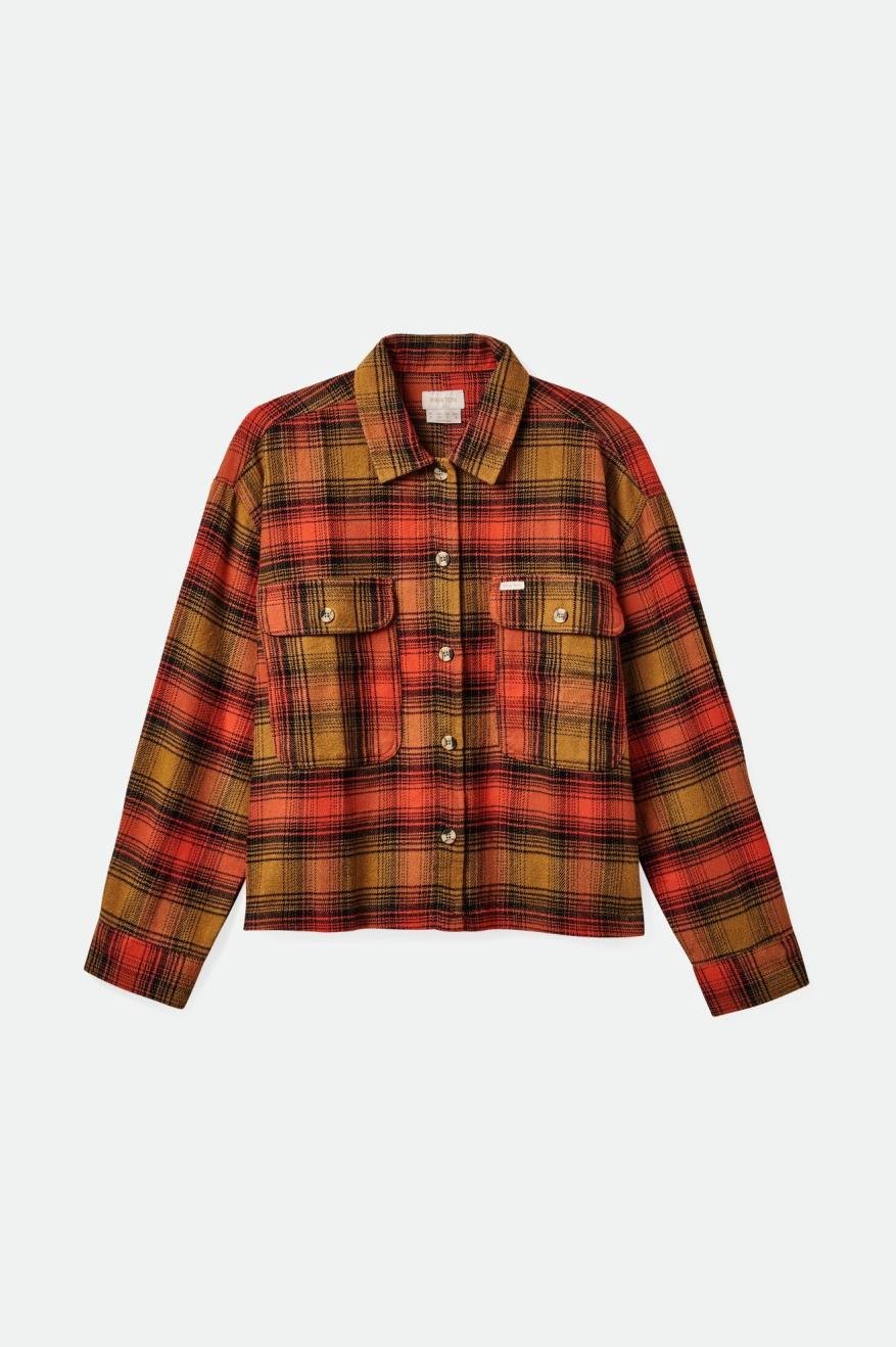 Bowery L/S Flannel Shirt - Washed Copper - Chillis & More NZ