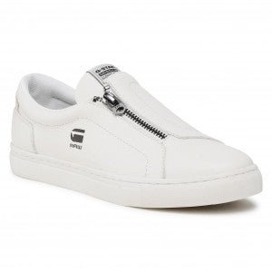 Cadet Zip Sneaker - White - Chillis & More NZ