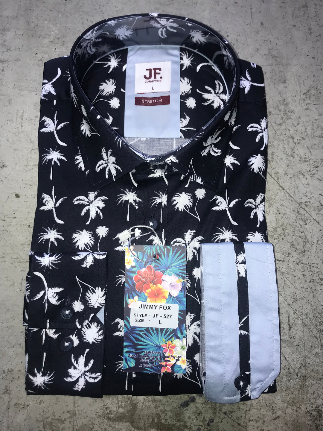 JF527 Jimmy Fox L/S Shirt 0922 - Chillis & More NZ